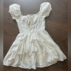 Vintage Cottagecore White Dress